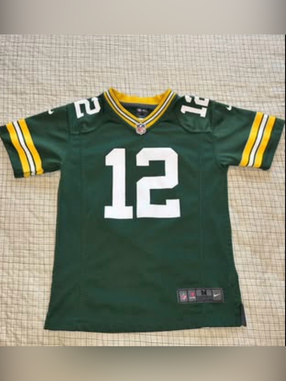 Green Bay Packers Aaron Rodgers #12 Jersey — Kids Medium (10/12)